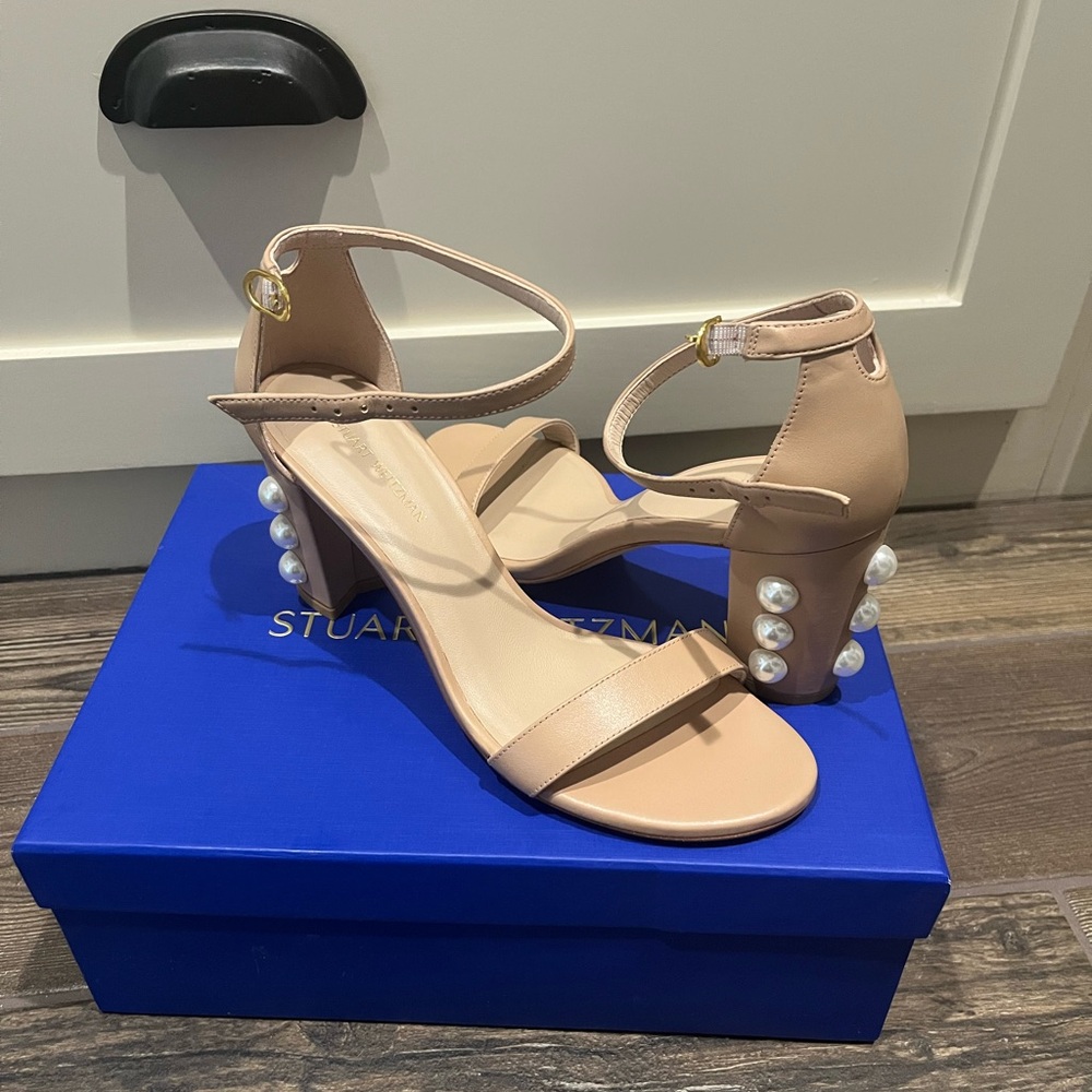Stuart Weitzman pearl heels